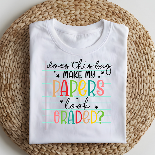 DTF T-Shirt Transfer | Ready to Press | DIY Heat Transfer for Clothing, Hoodies, Sweatshirt | Teacher  DTF10787