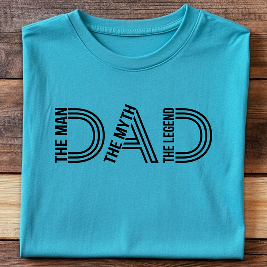 DTF T-Shirt Transfer | Ready to Press | DIY Heat Transfer for Clothing, Hoodies, Sweatshirt | Dad -  DTF100764