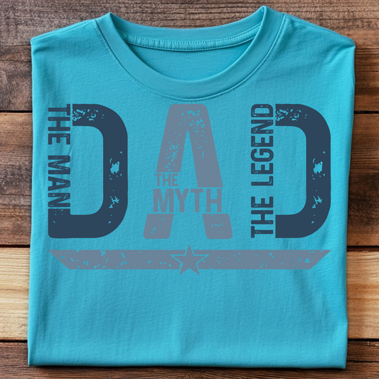 DTF T-Shirt Transfer | Ready to Press | DIY Heat Transfer for Clothing, Hoodies, Sweatshirt | Dad -  DTF100765