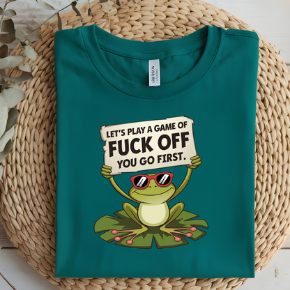 DTF T-Shirt Transfer | Ready to Press | DIY Heat Transfer for Clothing, Hoodies, Sweatshirt | F Off DTF100813