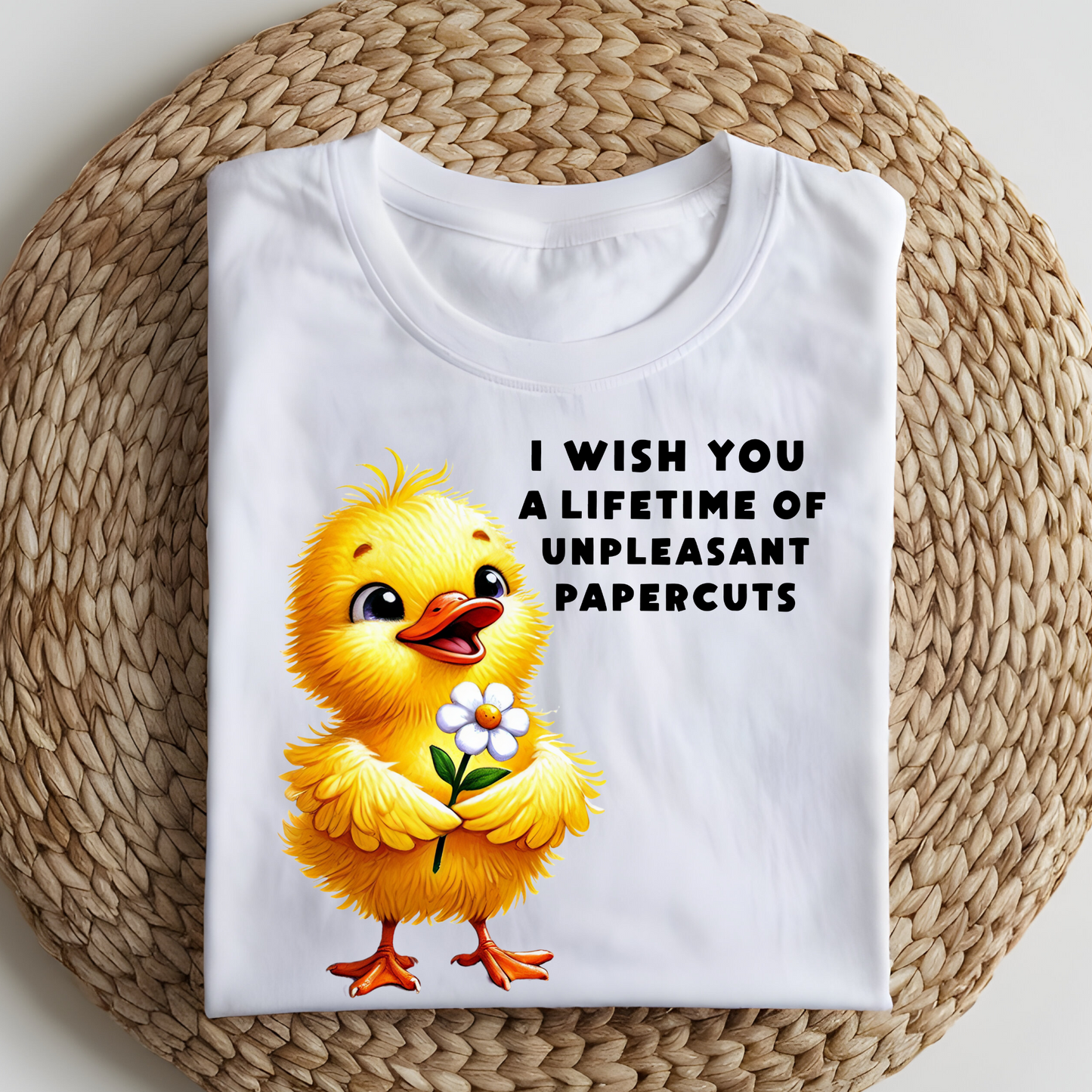 DTF T-Shirt Transfer | Ready to Press | DIY Heat Transfer for Clothing, Hoodies, Sweatshirt | Paper Cuts  DTF100800