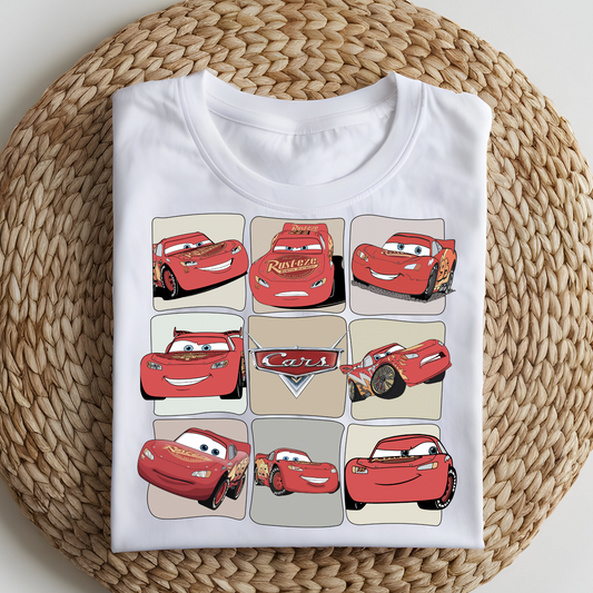 DTF T-Shirt Transfer | Ready to Press | DIY Heat Transfer for Clothing, Hoodies, Sweatshirt | Cars  DTF100791