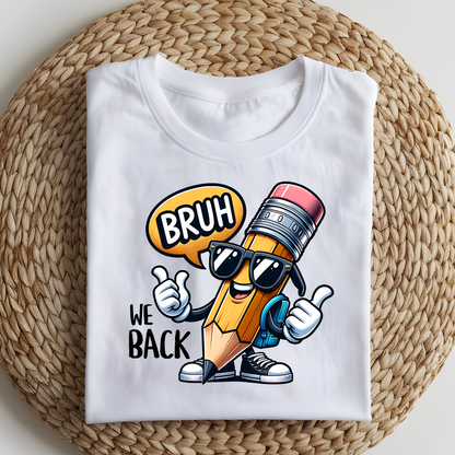 DTF T-Shirt Transfer | Ready to Press | DIY Heat Transfer for Clothing, Hoodies, Sweatshirt | We back DTF100929