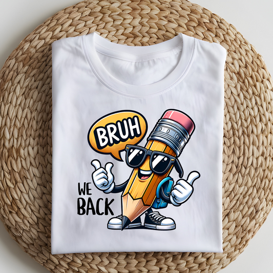 DTF T-Shirt Transfer | Ready to Press | DIY Heat Transfer for Clothing, Hoodies, Sweatshirt | We back DTF100929