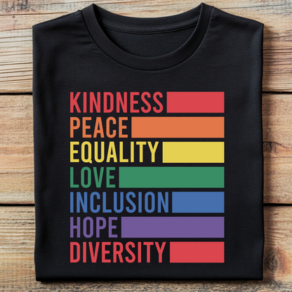 DTF T-Shirt Transfer | Ready to Press | DIY Heat Transfer for Clothing, Hoodies, Sweatshirt | Pride DTF100852