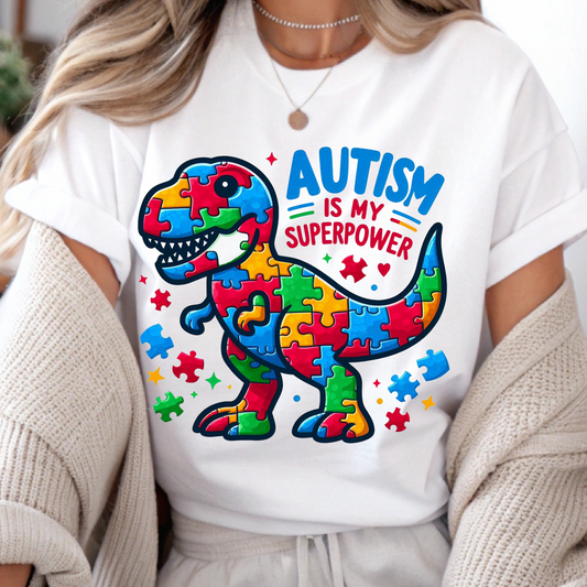 DTF Shirt Transfer - Ready to Press - Autism -  DTF100562