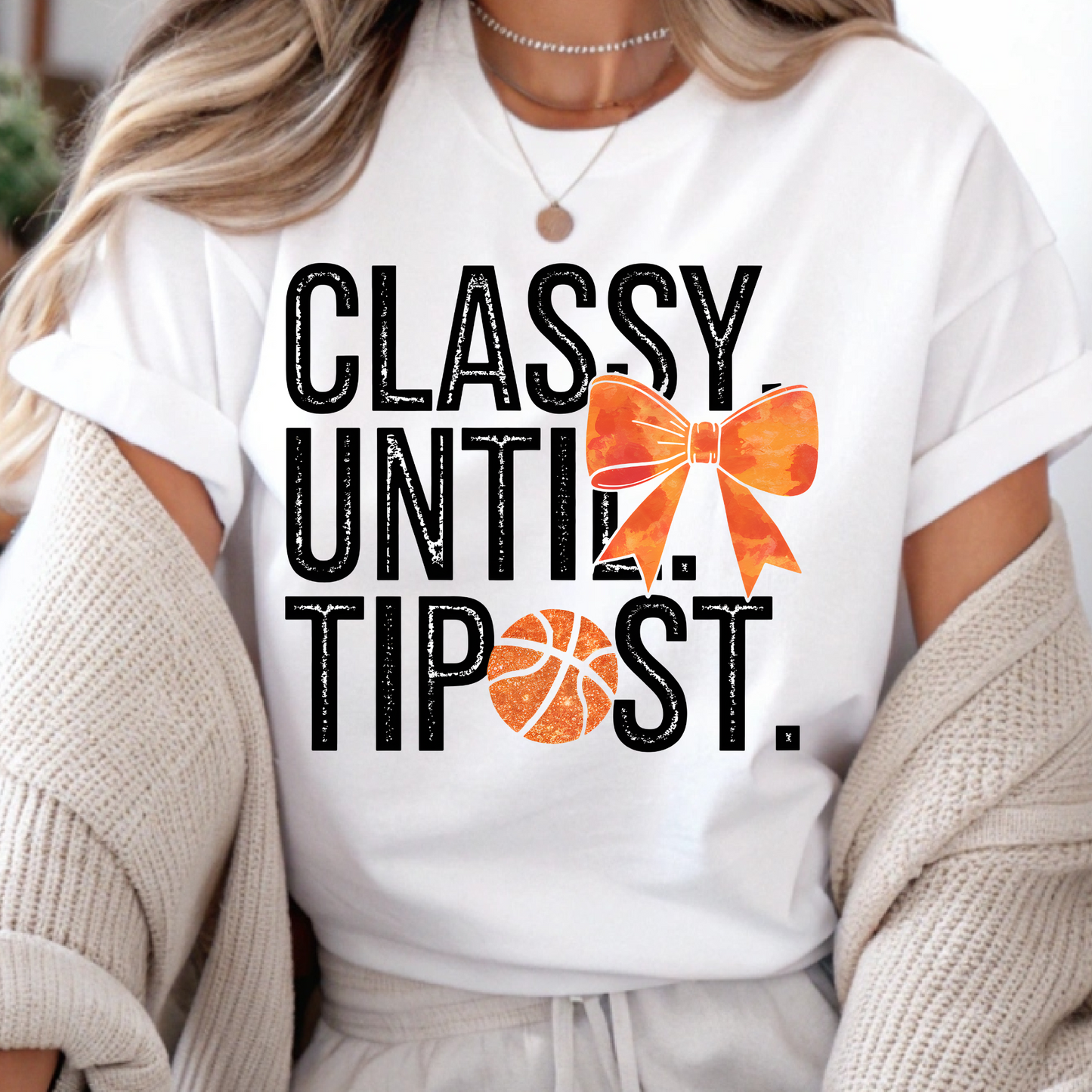 DTF Shirt Transfer - Ready to Press - Basketball Classy -  DTF100714