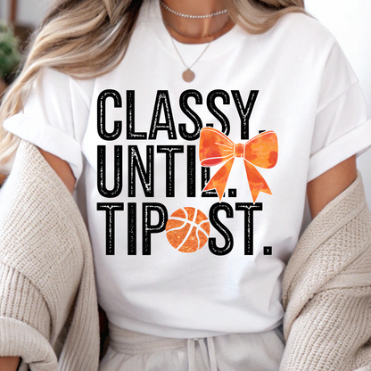 DTF Shirt Transfer - Ready to Press - Basketball Classy -  DTF100714