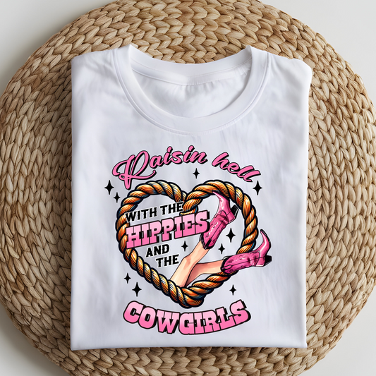 DTF T-Shirt Transfer | Ready to Press | DIY Heat Transfer for Clothing, Hoodies, Sweatshirt | Raisin Hell DTF100848