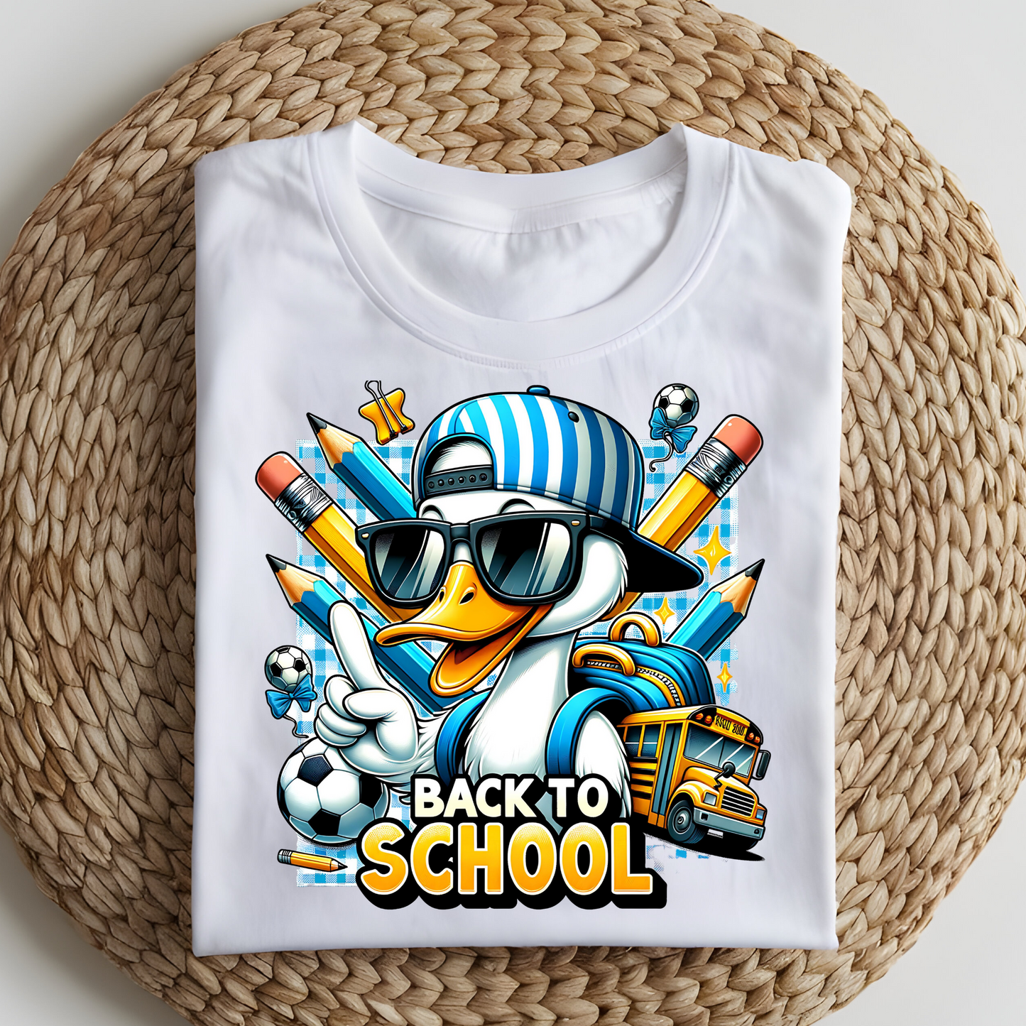 DTF T-Shirt Transfer | Ready to Press | DIY Heat Transfer for Clothing, Hoodies, Sweatshirt | Back to school DTF100932