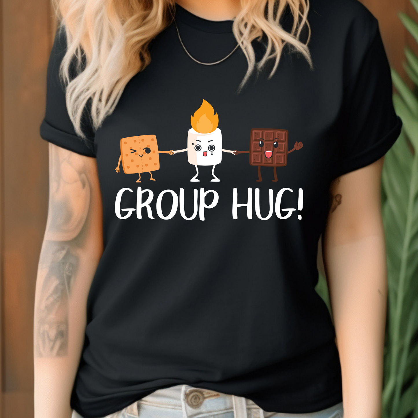 DTF Shirt Transfer - Ready to Press - Group Hug -  DTF100721
