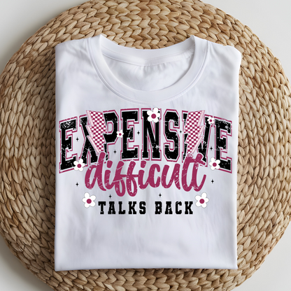 DTF T-Shirt Transfer | Ready to Press | DIY Heat Transfer for Clothing, Hoodies, Sweatshirt | Expensive and Difficult DTF100843