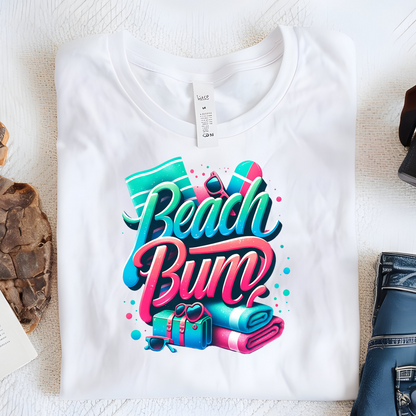 DTF Shirt Transfer - Ready to Press - Beach Bum -  DTF100728