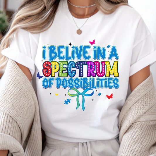 DTF Shirt Transfer - Ready to Press - Spectrum -  DTF100578