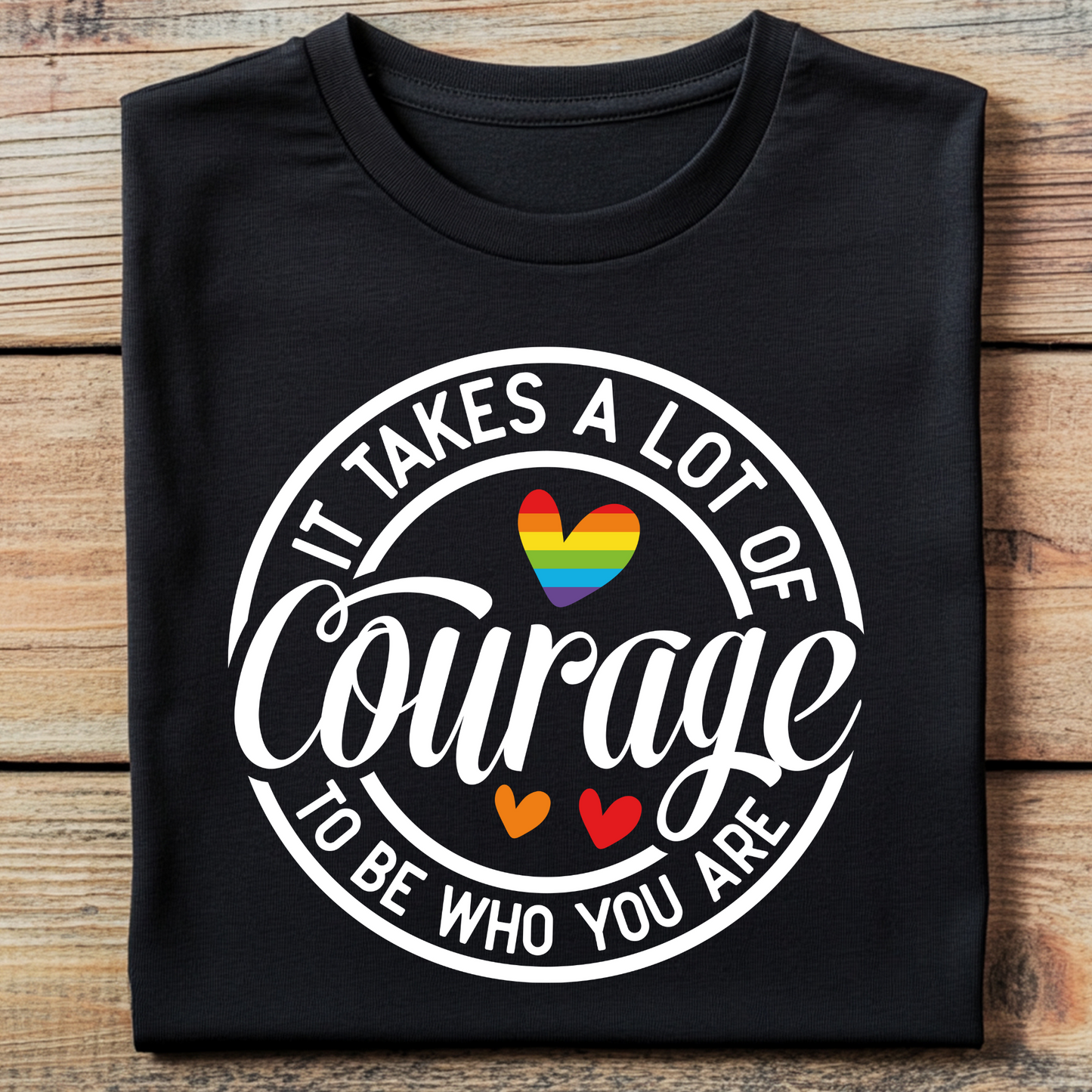 DTF T-Shirt Transfer | Ready to Press | DIY Heat Transfer for Clothing, Hoodies, Sweatshirt | Pride DTF100861