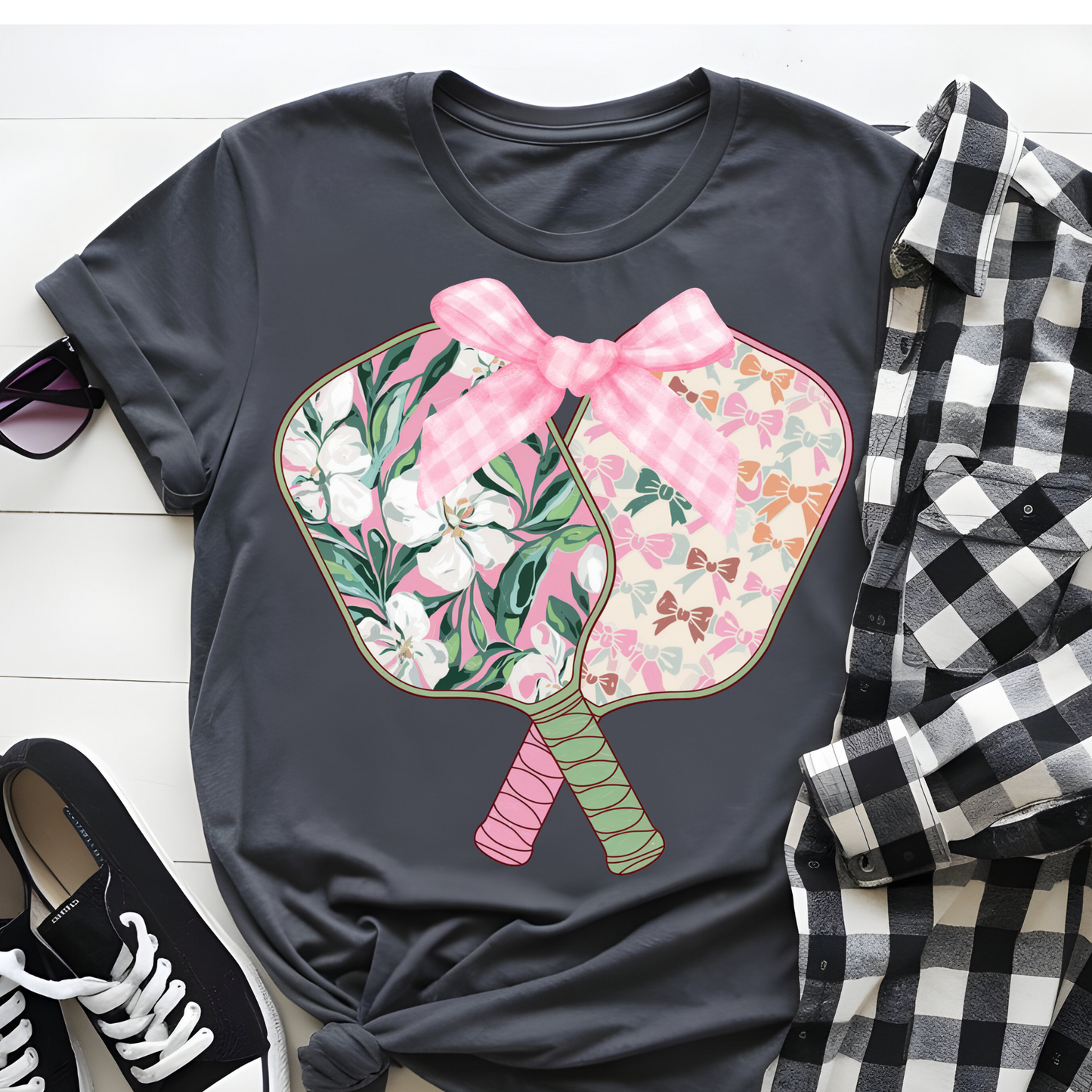 DTF T-Shirt Transfer | Ready to Press | DIY Heat Transfer for Clothing, Hoodies, Sweatshirt | Pickleball DTF100879