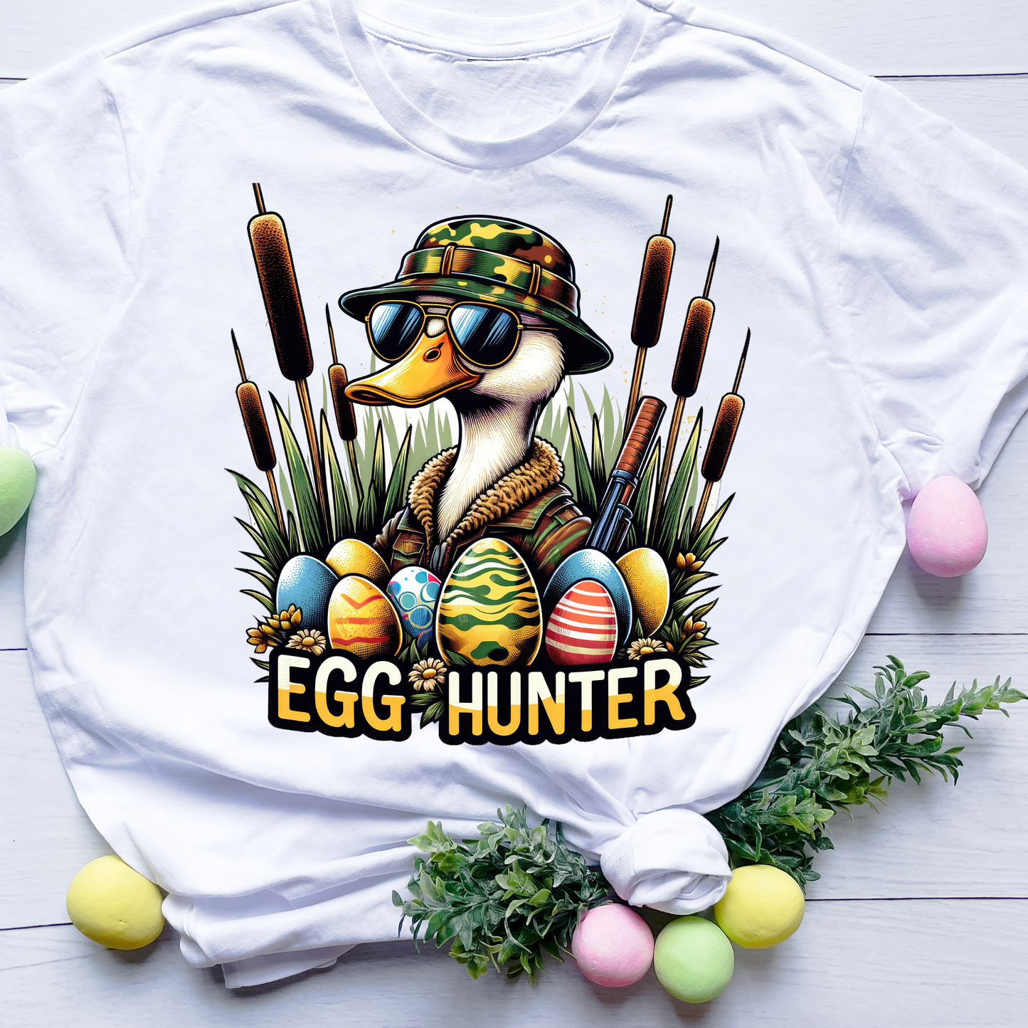 DTF Shirt Transfer - Ready to Press - Egg Hunter -  DTF100531