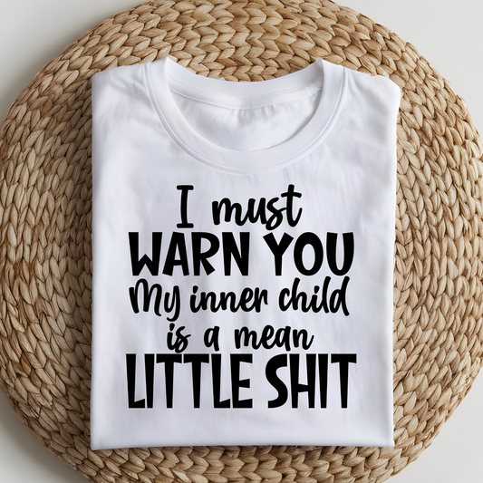 DTF T-Shirt Transfer | Ready to Press | DIY Heat Transfer for Clothing, Hoodies, Sweatshirt | Inner Child DTF100873