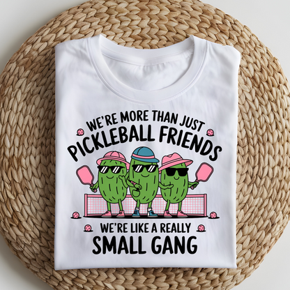 DTF T-Shirt Transfer | Ready to Press | DIY Heat Transfer for Clothing, Hoodies, Sweatshirt | Pickleball Friends DTF100871