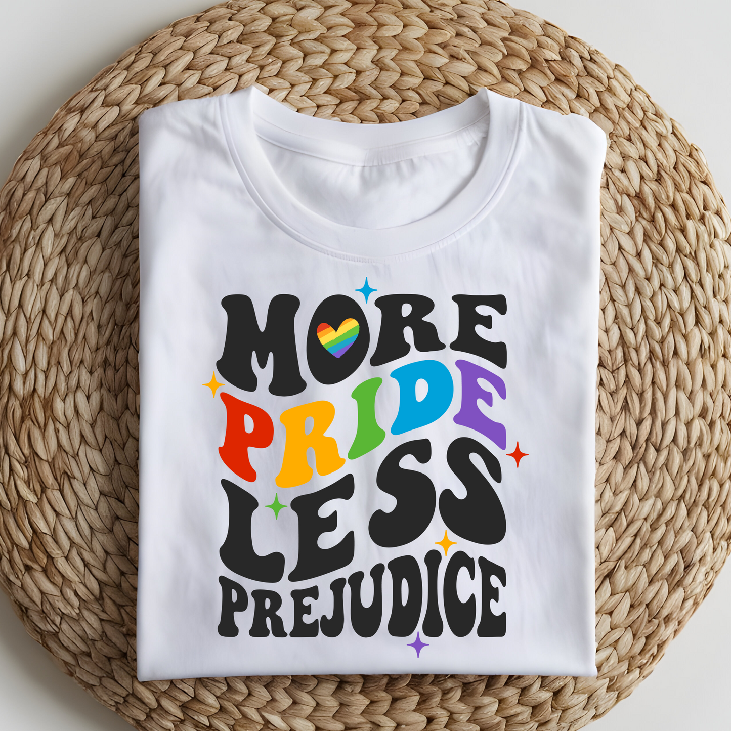 DTF T-Shirt Transfer | Ready to Press | DIY Heat Transfer for Clothing, Hoodies, Sweatshirt | Pride DTF100860