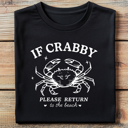 DTF T-Shirt Transfer | Ready to Press | DIY Heat Transfer for Clothing, Hoodies, Sweatshirt | Crabby DTF100896