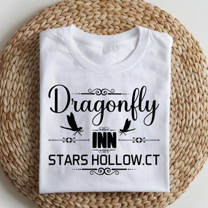 DTF T-Shirt Transfer | Ready to Press | DIY Heat Transfer for Clothing, Hoodies, Sweatshirt | Dragonfly Inn DTF100869