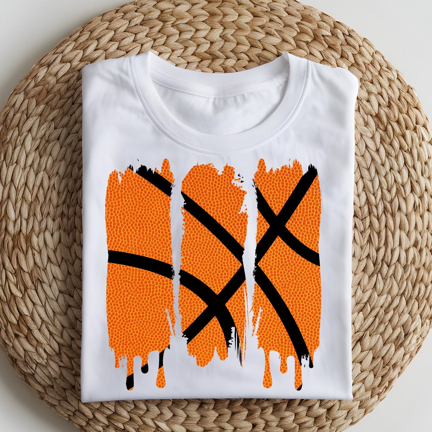 DTF T-Shirt Transfer | Ready to Press | DIY Heat Transfer for Clothing, Hoodies, Sweatshirt | Basketball DTF100922