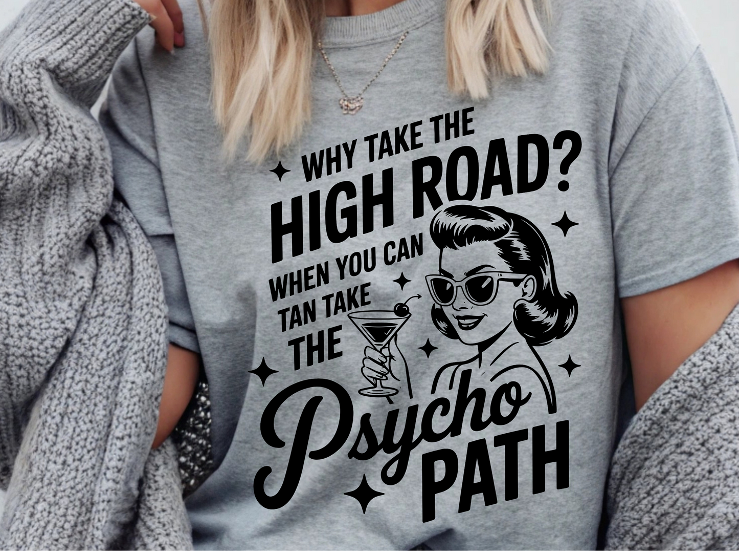 The high road DTF101481 DTF T-Shirt Transfer | Ready to Press | DIY Heat Transfer for Clothing, Hoodies, Sweatshirt