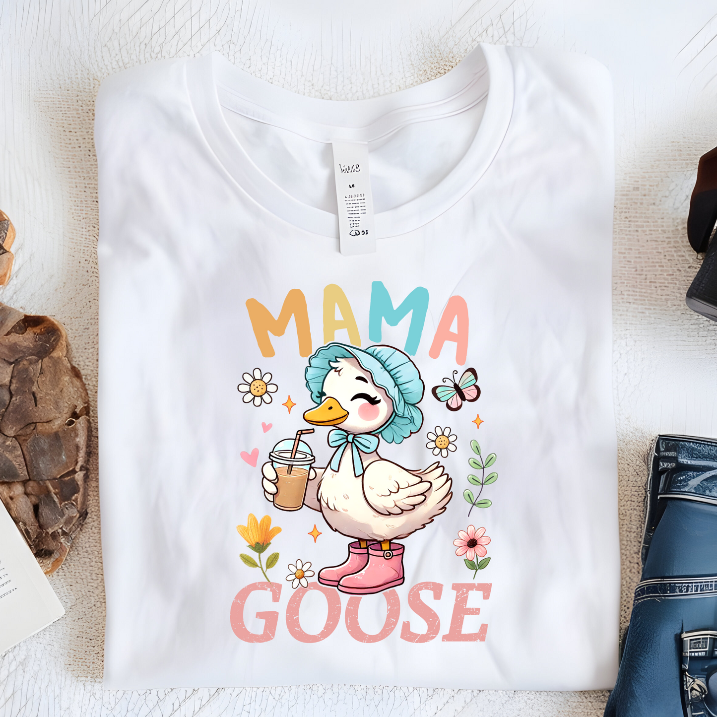 DTF Shirt Transfer - Ready to Press - Mama Goose -  DTF100749