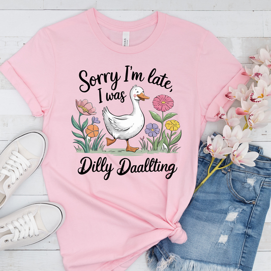 DTF Shirt Transfer - Ready to Press - Diddly Dadling -  DTF100537