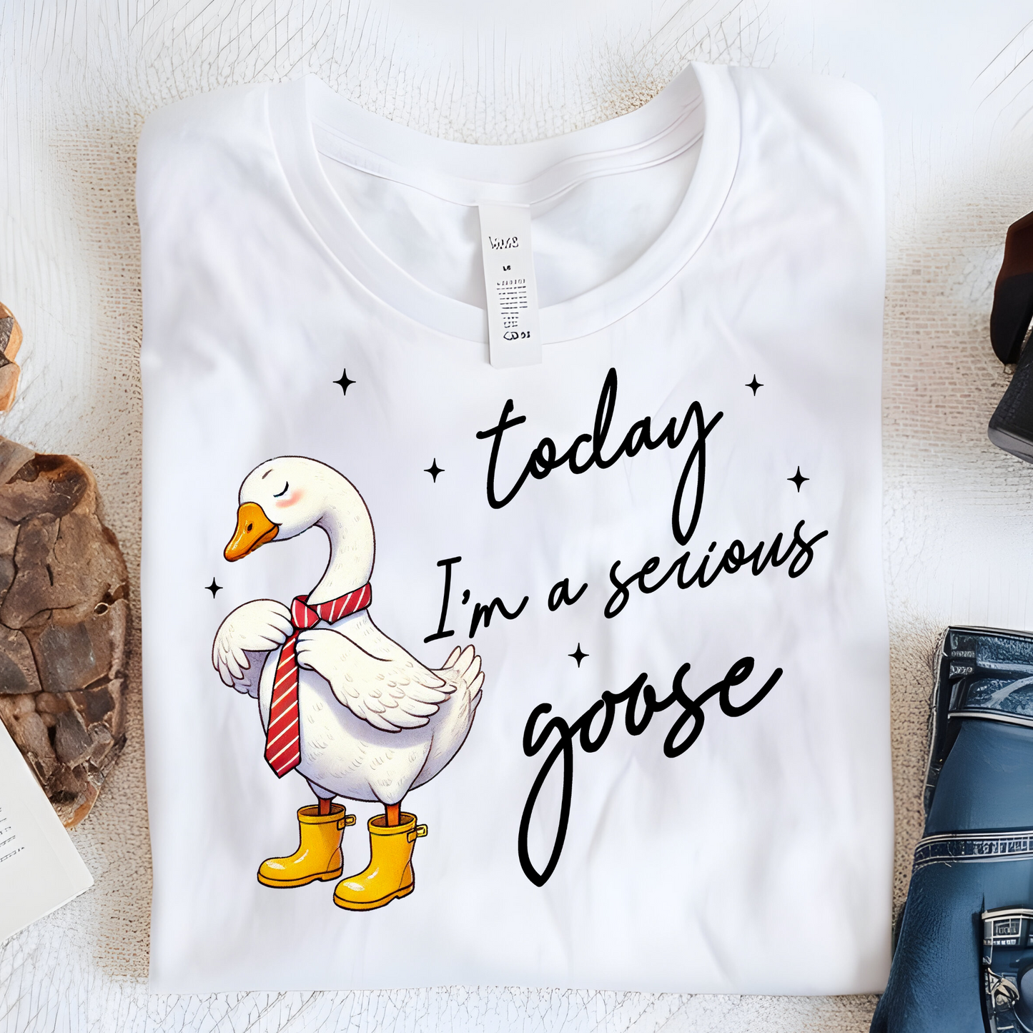 DTF Shirt Transfer - Ready to Press - Serious Goose -  DTF100753