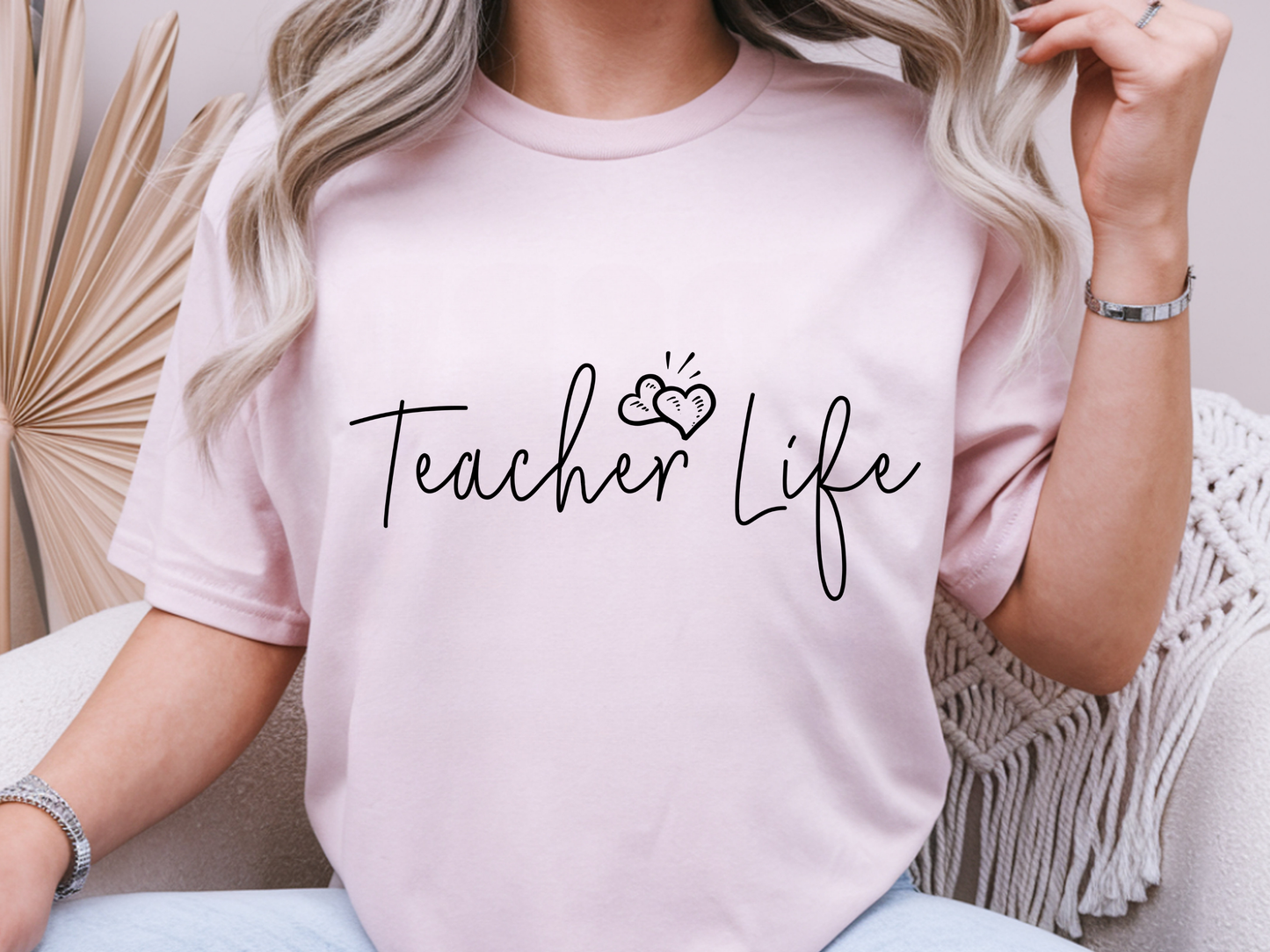 Teacher DTF101500 DTF T-Shirt Transfer | Ready to Press | DIY Heat Transfer for Clothing, Hoodies, Sweatshirt