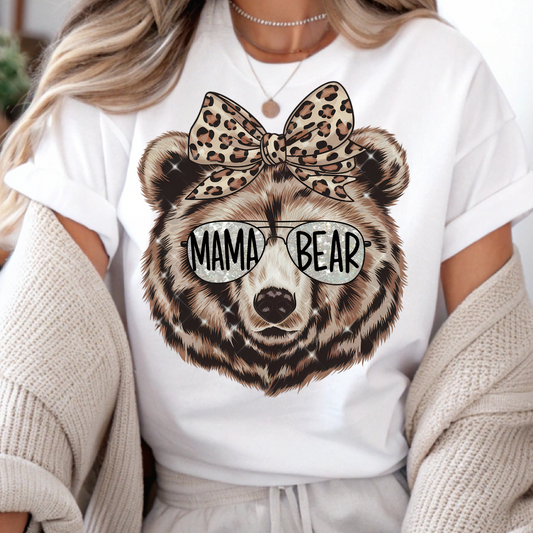 DTF Shirt Transfer - Ready to Press - Mama Bear -  DTF100633