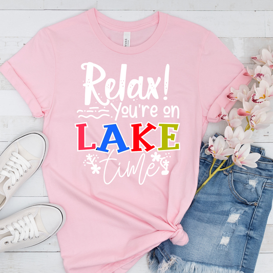 DTF Shirt Transfer - Ready to Press - On The Lake-  DTF100596