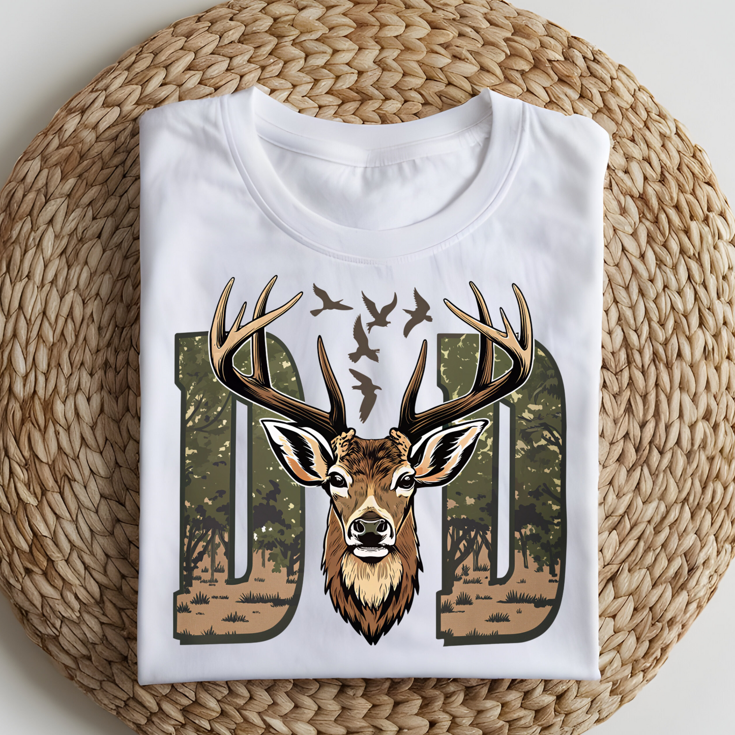 DTF T-Shirt Transfer | Ready to Press | DIY Heat Transfer for Clothing, Hoodies, Sweatshirt | Dad DTF100858