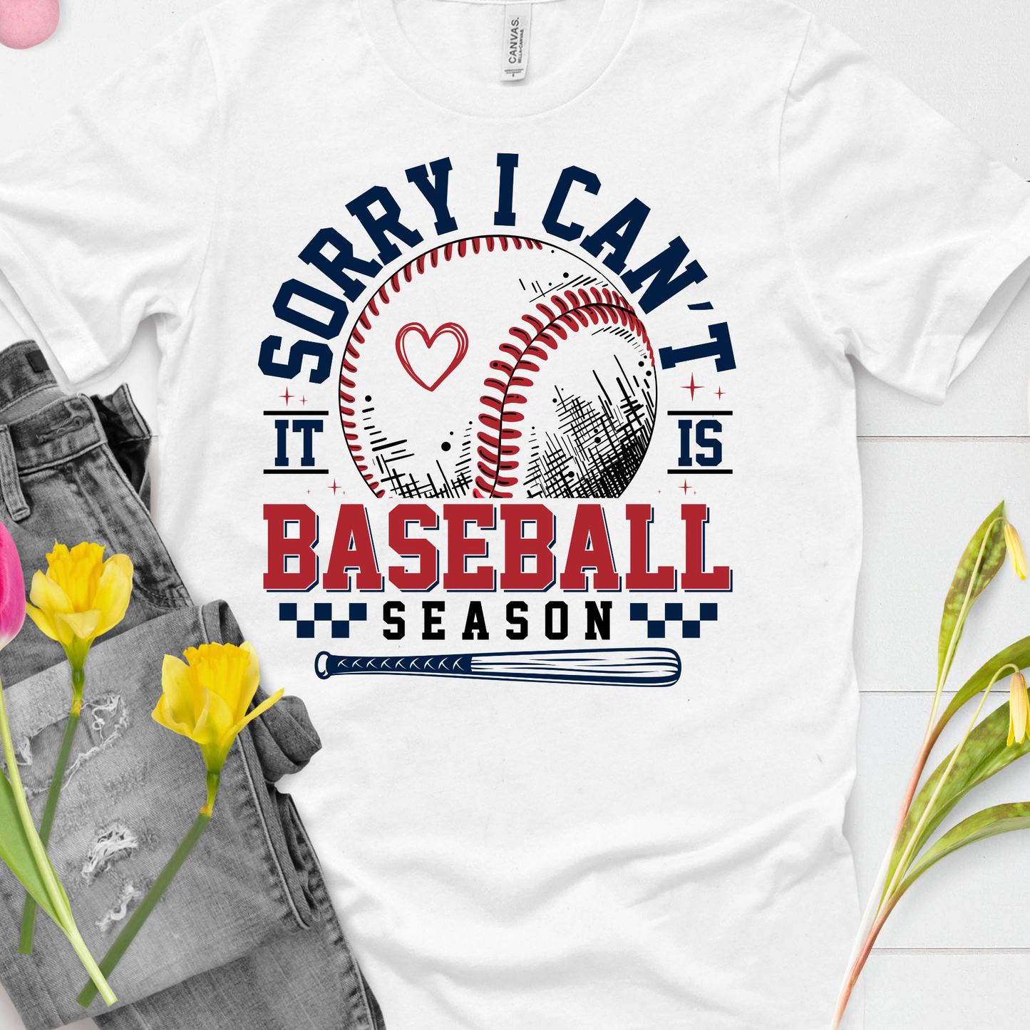 DTF Shirt Transfer - Ready to Press - Baseball -  DTF100695