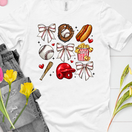 DTF Shirt Transfer - Ready to Press - Baseball -  DTF100694