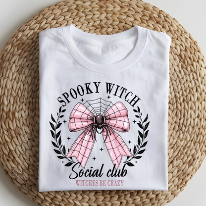 DTF T-Shirt Transfer | Ready to Press | DIY Heat Transfer for Clothing, Hoodies, Sweatshirt | Spooky Witch DTF100913