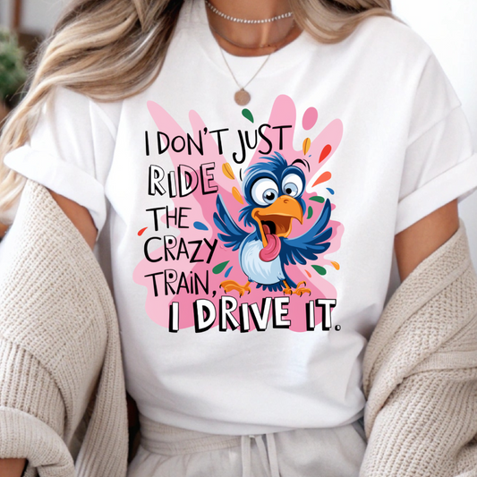 DTF Shirt Transfer - Ready to Press - I Don't Just Ride -  DTF100623