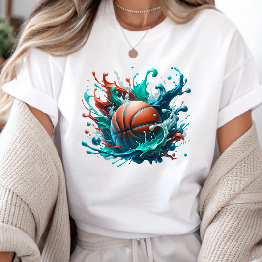 DTF Shirt Transfer - Ready to Press - Basketball -  DTF100708