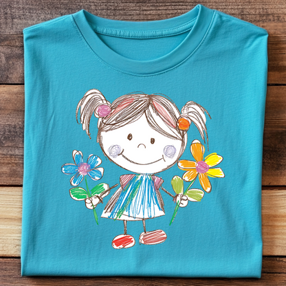 DTF T-Shirt Transfer | Ready to Press | DIY Heat Transfer for Clothing, Hoodies, Sweatshirt | Mermaid DTF100893