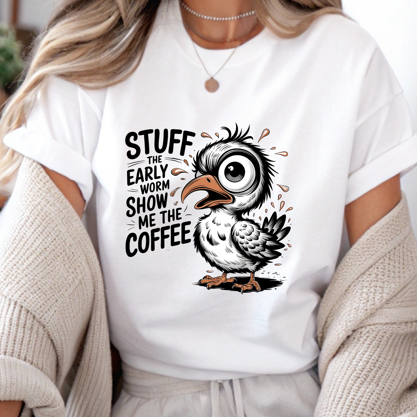 DTF Shirt Transfer - Ready to Press - Show me the coffee -  DTF100617