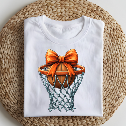 DTF T-Shirt Transfer | Ready to Press | DIY Heat Transfer for Clothing, Hoodies, Sweatshirt | Basketball DTF100925