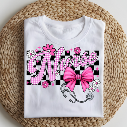 DTF T-Shirt Transfer | Ready to Press | DIY Heat Transfer for Clothing, Hoodies, Sweatshirt | Nurse -  DTF100759