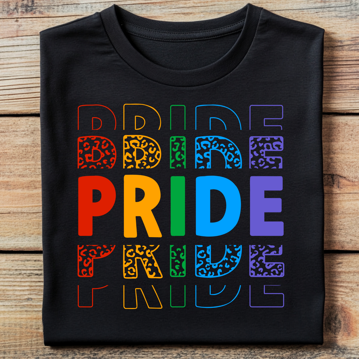 DTF T-Shirt Transfer | Ready to Press | DIY Heat Transfer for Clothing, Hoodies, Sweatshirt | Pride DTF100855