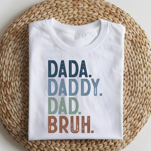 DTF T-Shirt Transfer | Ready to Press | DIY Heat Transfer for Clothing, Hoodies, Sweatshirt | Dad -  DTF100770