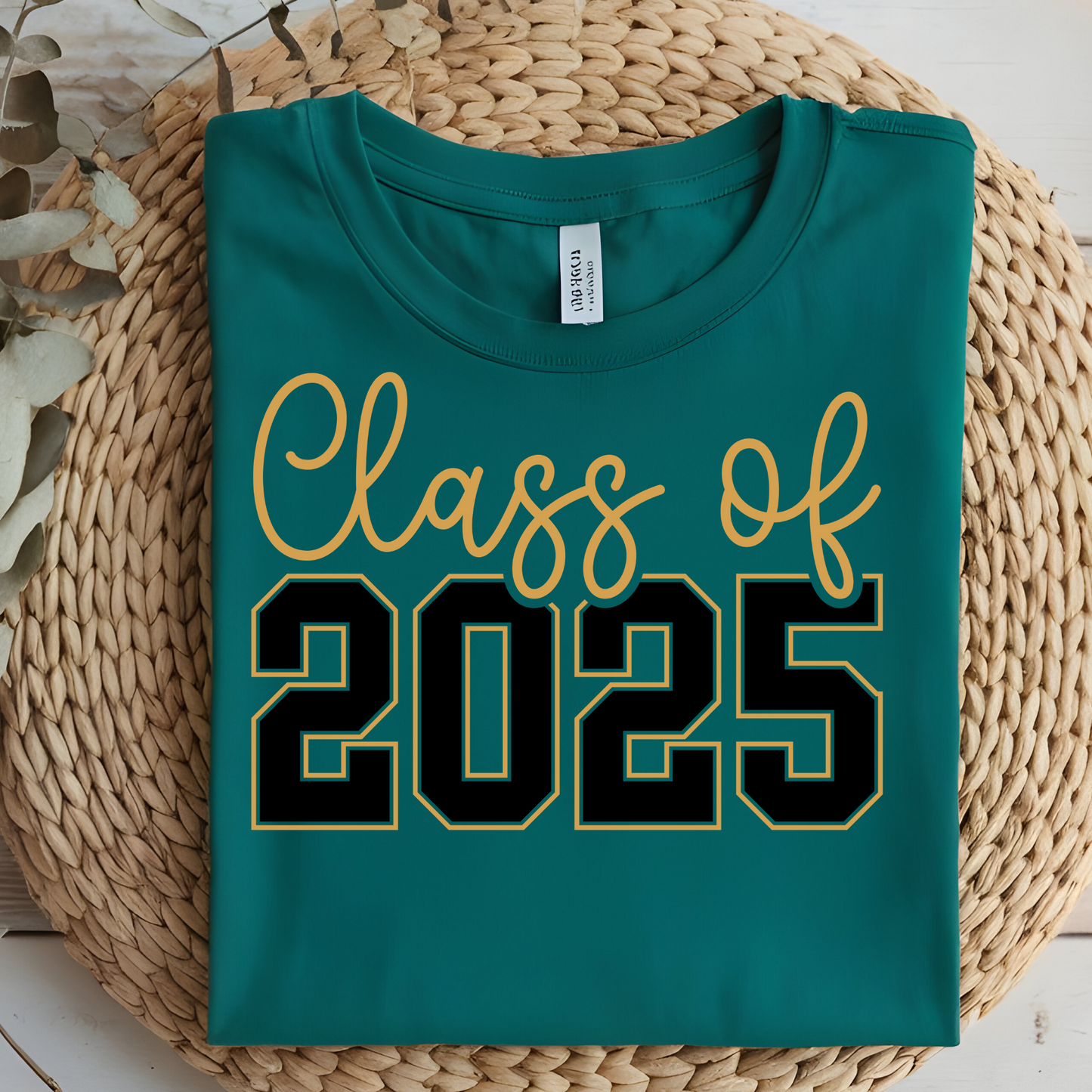 DTF T-Shirt Transfer | Ready to Press | DIY Heat Transfer for Clothing, Hoodies, Sweatshirt | Class of 2025 DTF100830