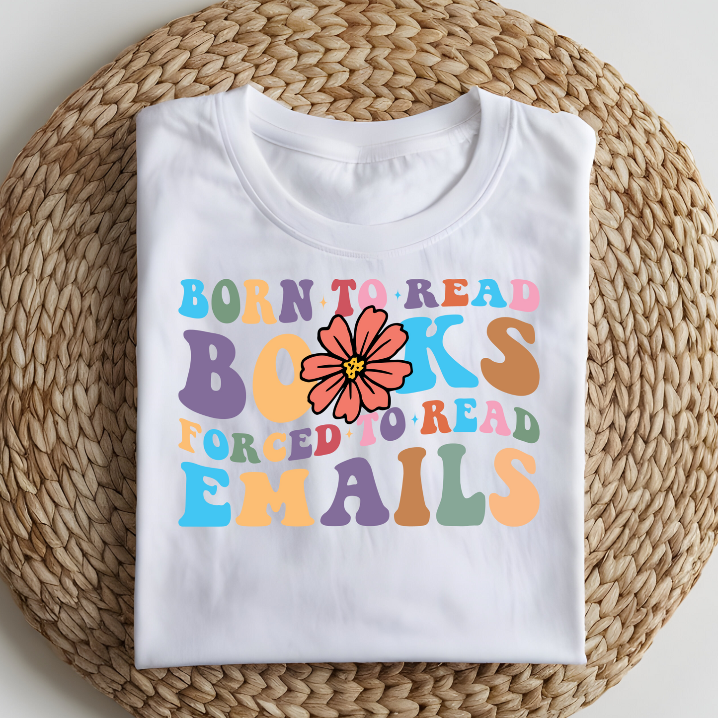 DTF T-Shirt Transfer | Ready to Press | DIY Heat Transfer for Clothing, Hoodies, Sweatshirt | Books DTF100778