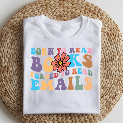 DTF T-Shirt Transfer | Ready to Press | DIY Heat Transfer for Clothing, Hoodies, Sweatshirt | Books DTF100778