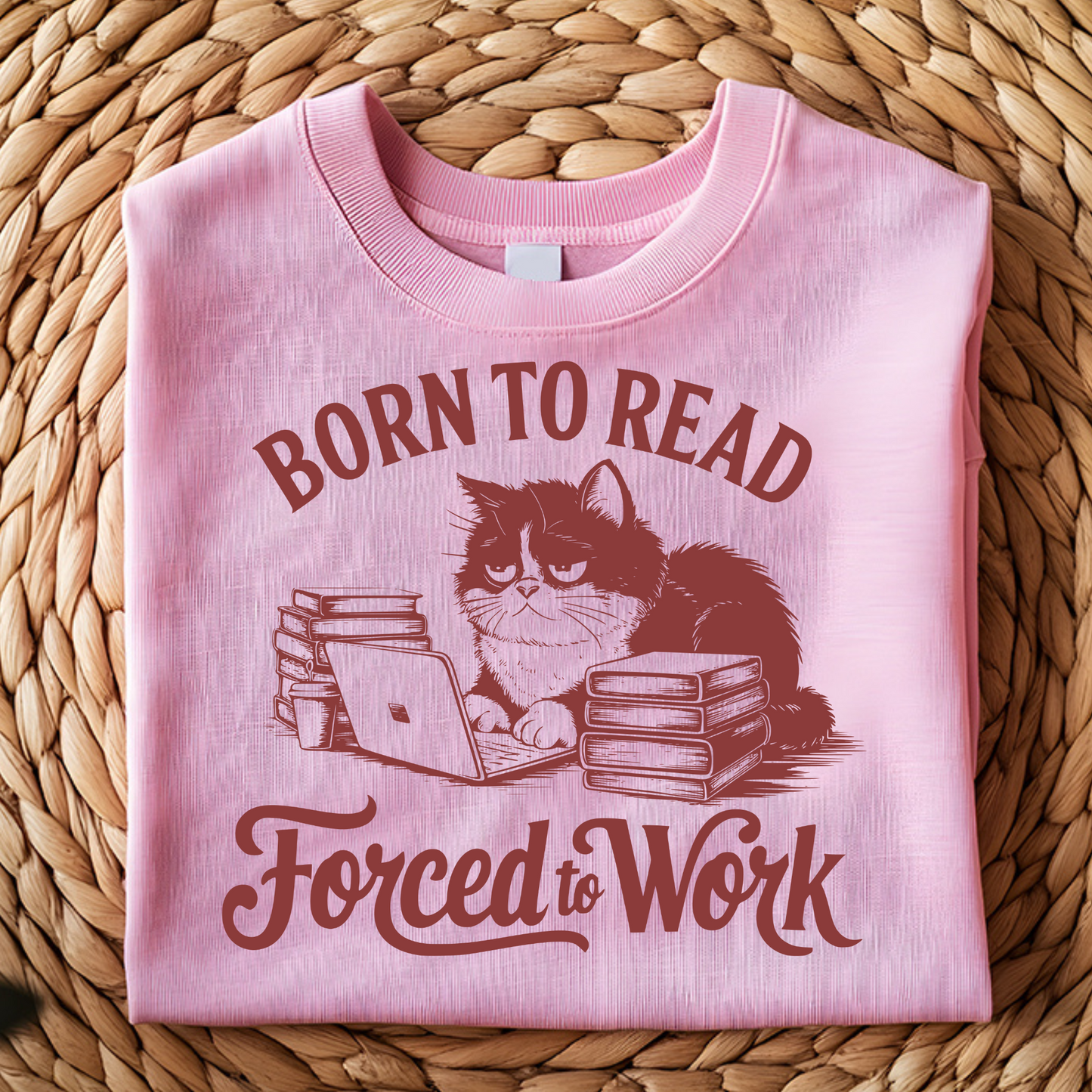 DTF T-Shirt Transfer | Ready to Press | DIY Heat Transfer for Clothing, Hoodies, Sweatshirt | Books DTF100783